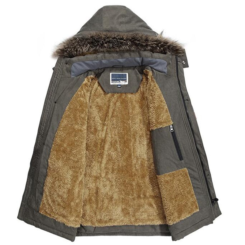 Isolierte, wasserdichte Winterjacke für Männer