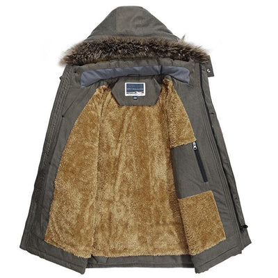 Isolierte, wasserdichte Winterjacke für Männer