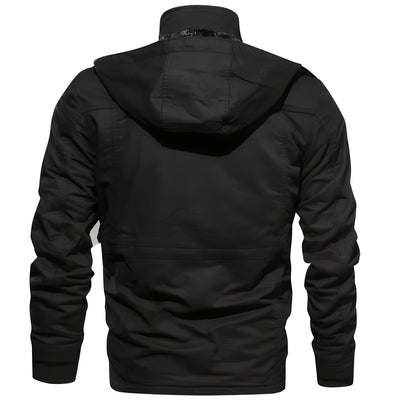 Kapuzenjacke mit mehreren Taschen für Männer