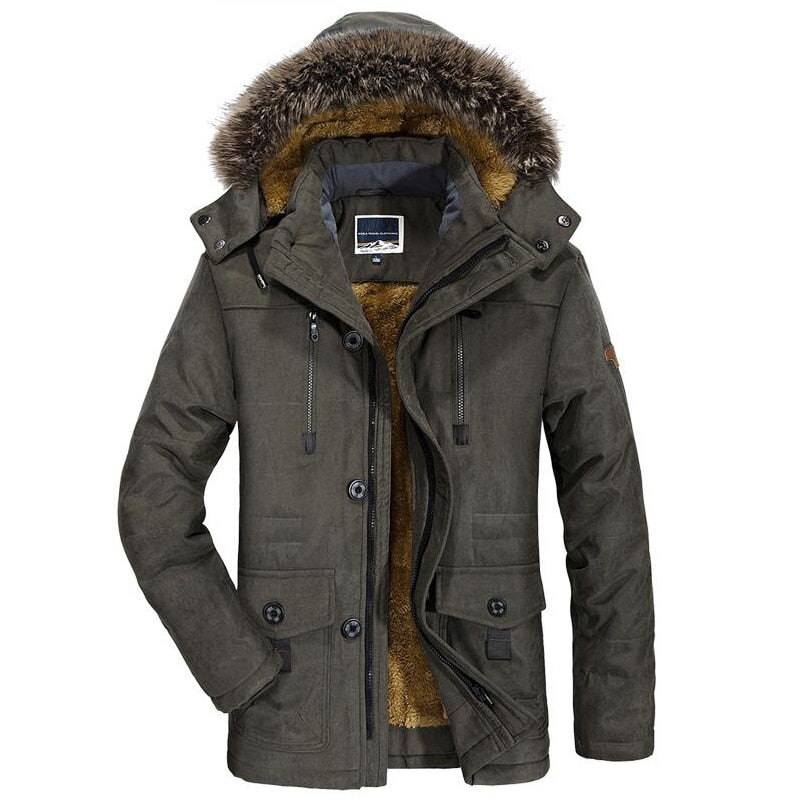 Isolierte, wasserdichte Winterjacke für Männer