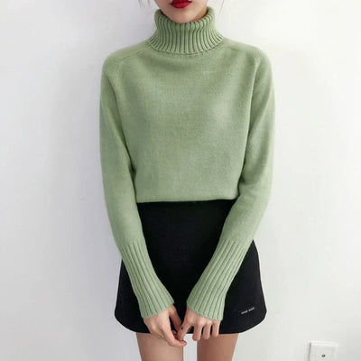 Klassischer Rollkragenpullover für Damen