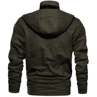 Kapuzenjacke mit mehreren Taschen für Männer