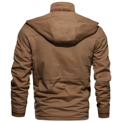 Kapuzenjacke mit mehreren Taschen für Männer