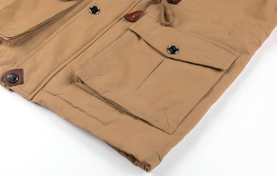 Kapuzenjacke mit mehreren Taschen für Männer
