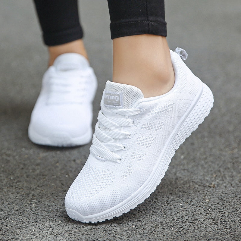 Sommerliche Sneaker für Damen - Trendy Bequeme Schuhe für breite Füße