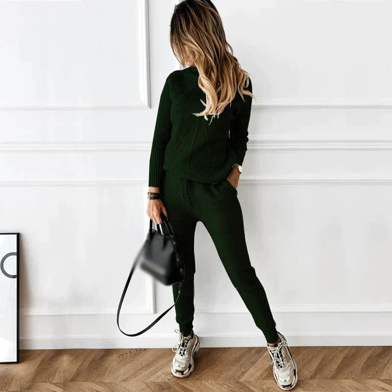 Stylisches zweiteiliges Trainingsanzug-Set für Frauen