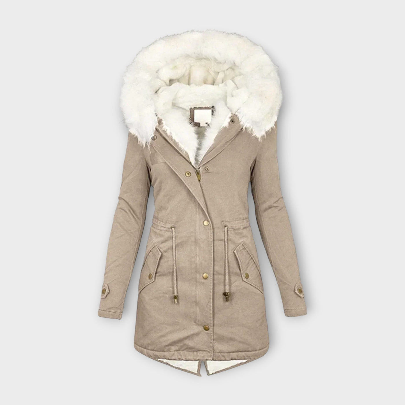 Ivanelle – Winterjacke mit Fellkapuze