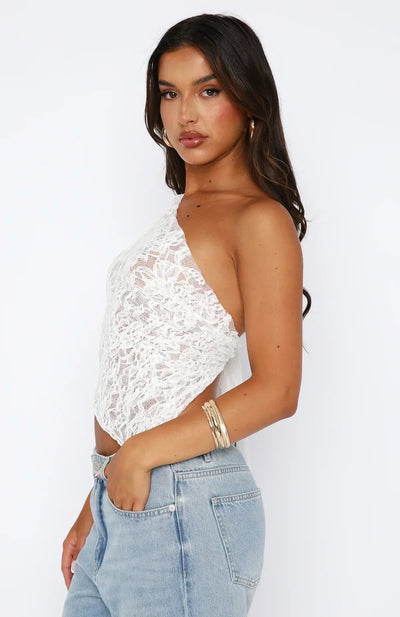 Zenaida® | Spitzen-Crop-Top