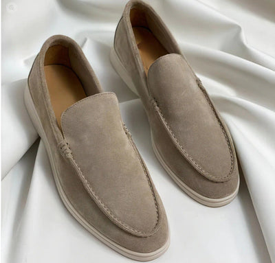 Halbschuhe | Bequem | Slip-On | Wildleder-Slipper | Herrenschuhe