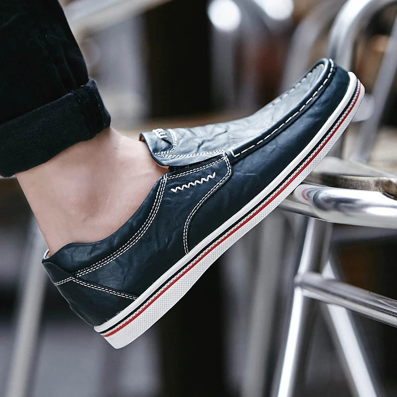 Halbschuhe – Slip-On – ergonomisch – Lederhalbschuhe – Herrenschuhe