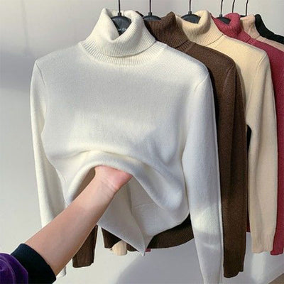 Gemütlicher Rollkragenpullover für Frauen