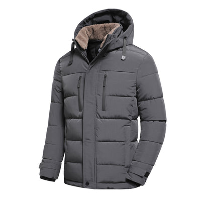 Fleecegefütterte Steppjacke für Herren