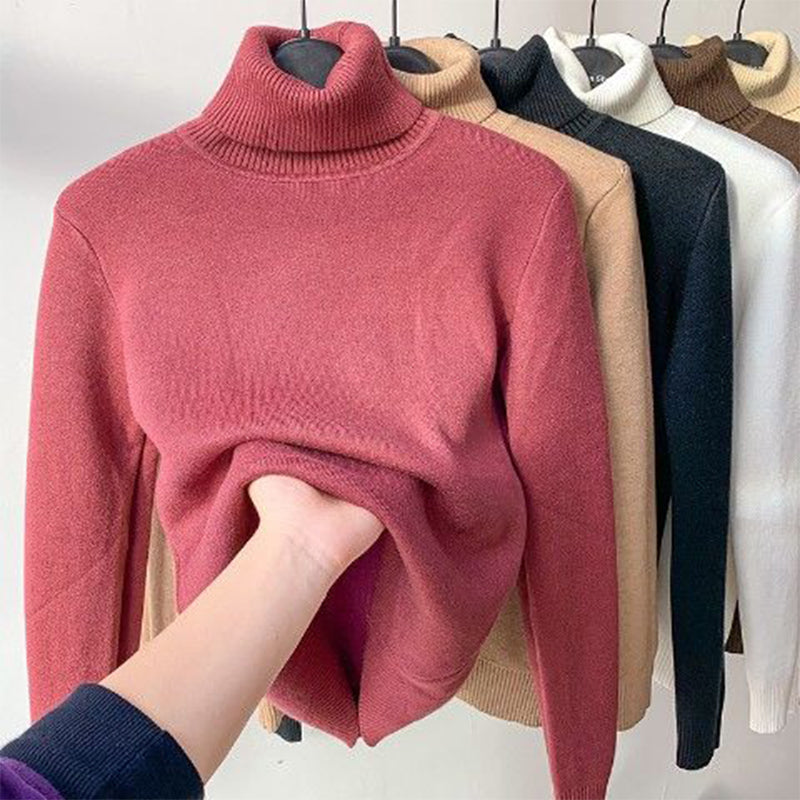 Gemütlicher Rollkragenpullover für Frauen