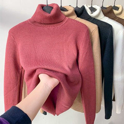 Gemütlicher Rollkragenpullover für Frauen