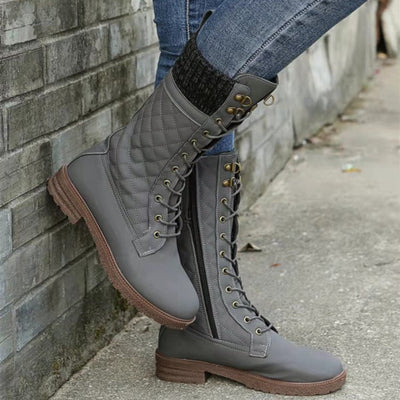 Kuschelige Wildleder-Winterstiefel für Damen