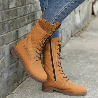 Kuschelige Wildleder-Winterstiefel für Damen