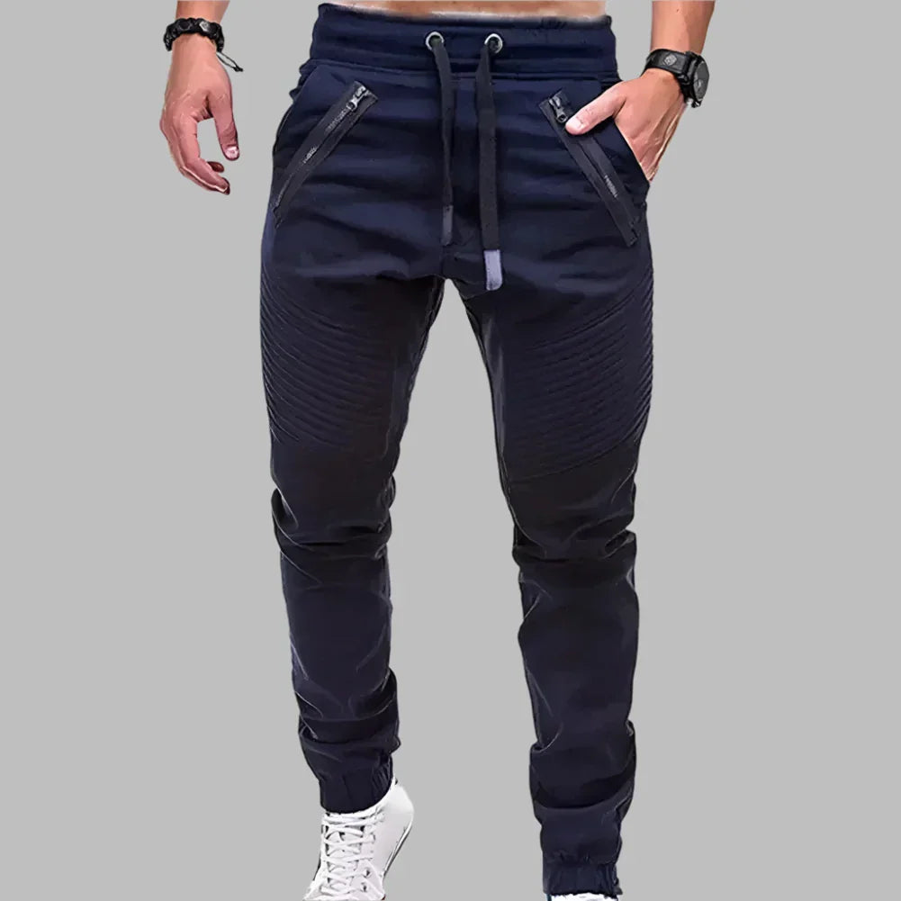 Cargohosen für Herren - Slim Fit Sommerhose mit Taschen