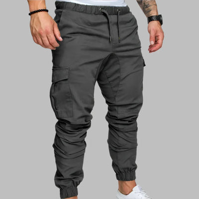 Cargohosen für Herren - Slim Fit Sommerhose mit Taschen