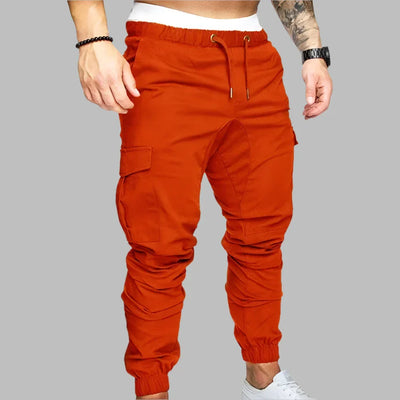 Cargohosen für Herren - Slim Fit Sommerhose mit Taschen