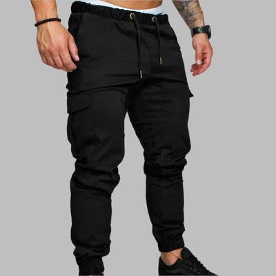 Cargohosen für Herren - Slim Fit Sommerhose mit Taschen