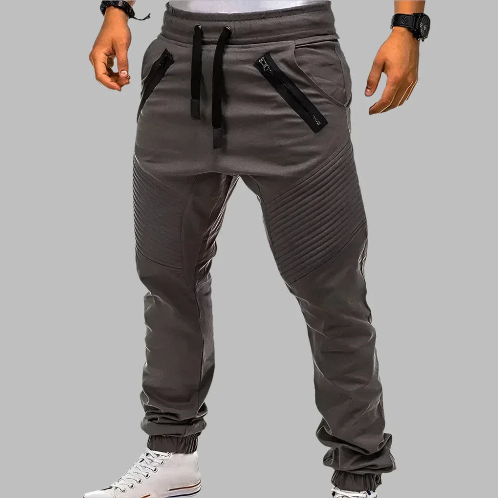 Cargohosen für Herren - Slim Fit Sommerhose mit Taschen