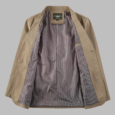 Sakko für Herren - Sommerlicher Blazer mit Knöpfen für heiße Tage
