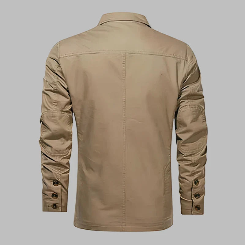 Sakko für Herren - Sommerlicher Blazer mit Knöpfen für heiße Tage