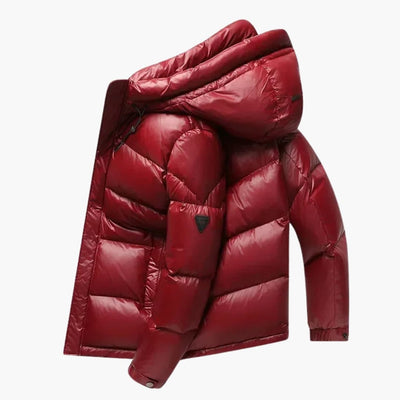 Herren Daunenjacke mit Kapuze