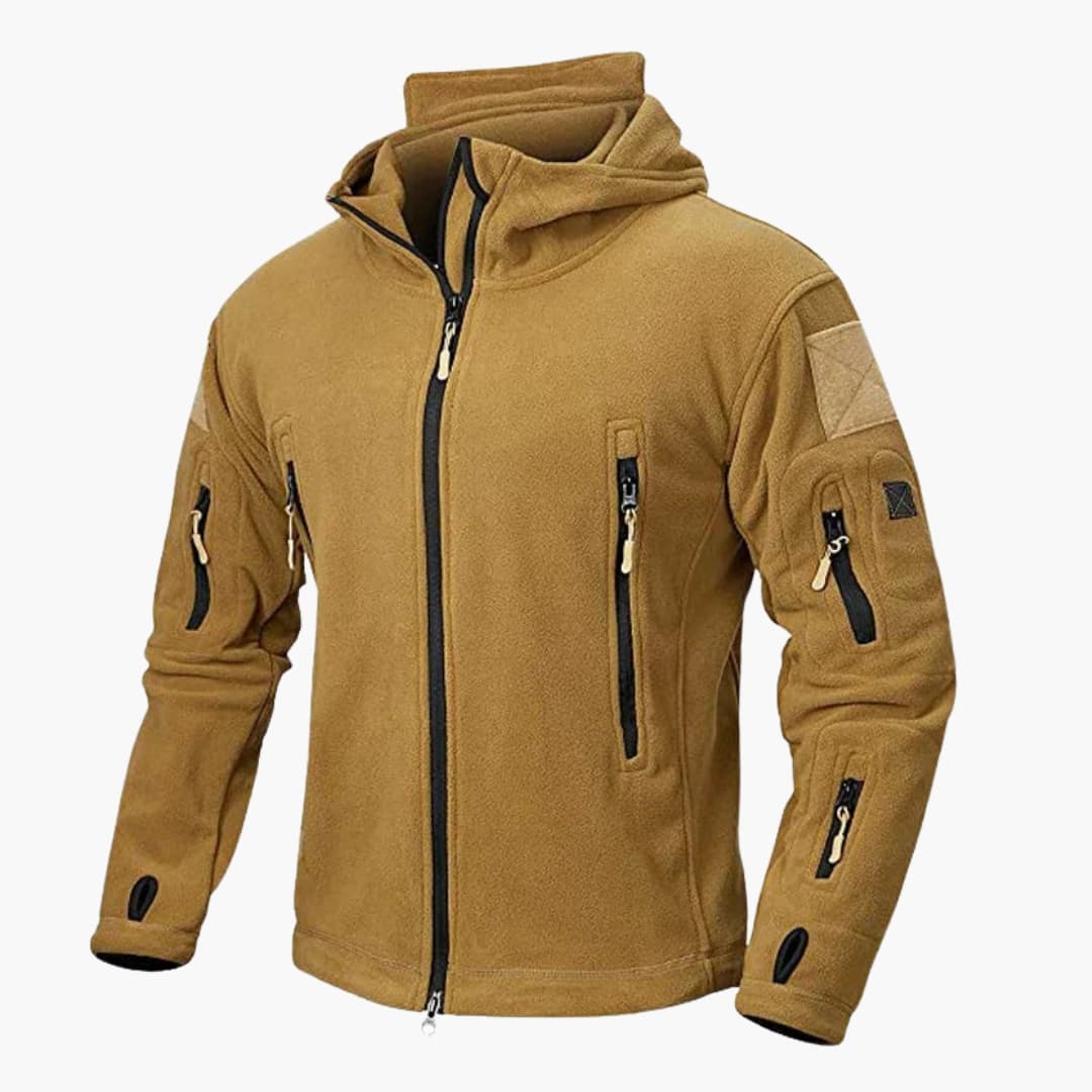 Herren Fleecejacke mit Reißverschlusstaschen