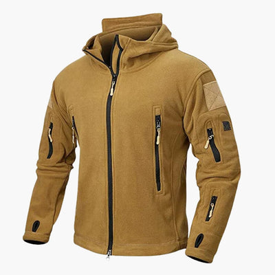 Herren Fleecejacke mit Reißverschlusstaschen