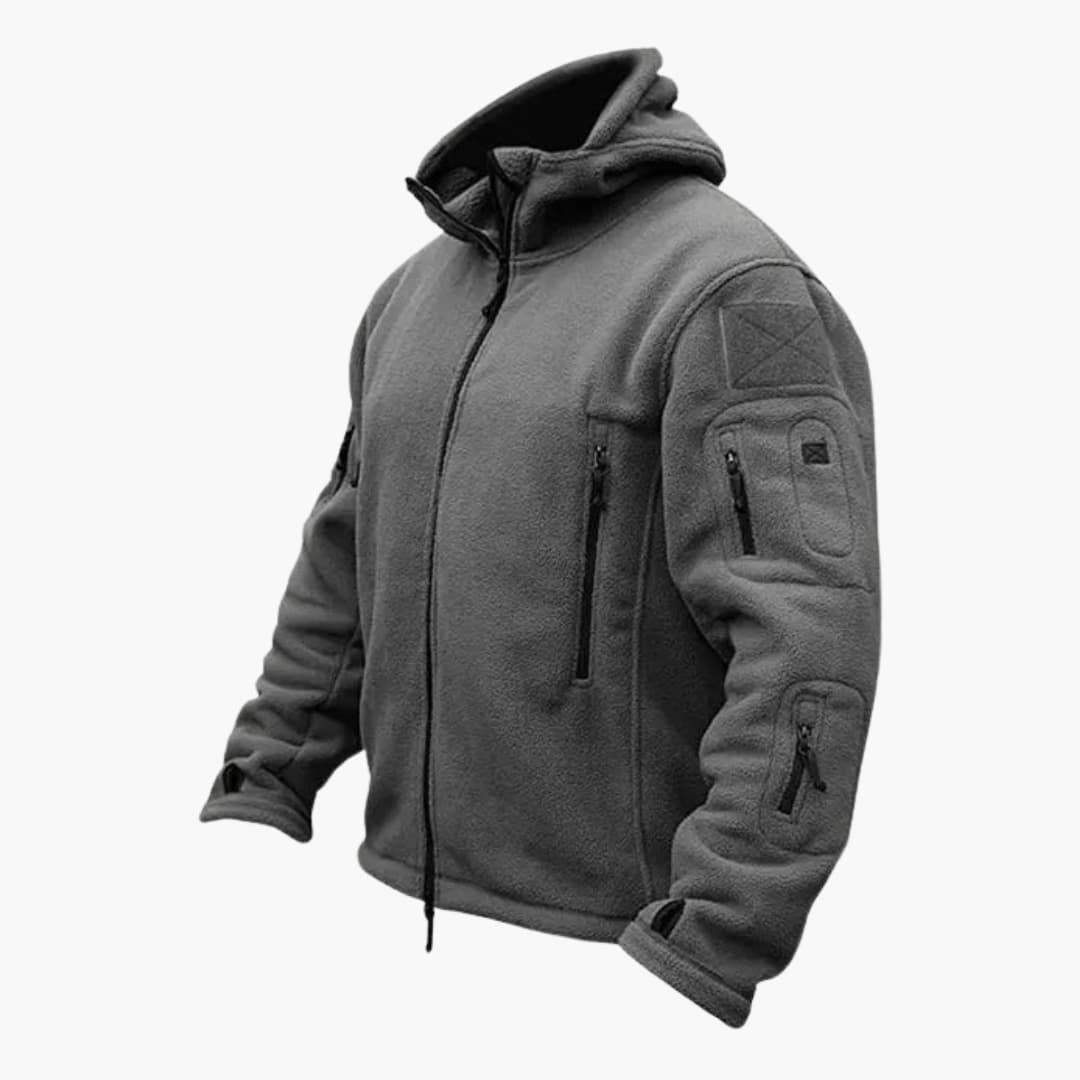 Herren Fleecejacke mit Reißverschlusstaschen