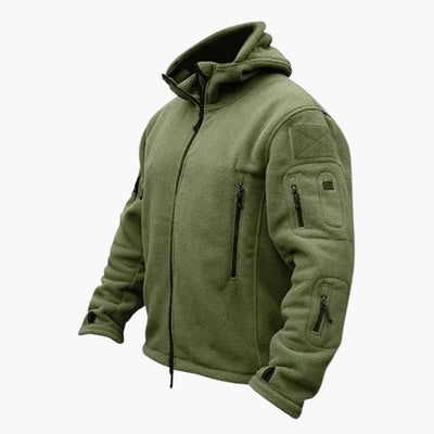 Herren Fleecejacke mit Reißverschlusstaschen