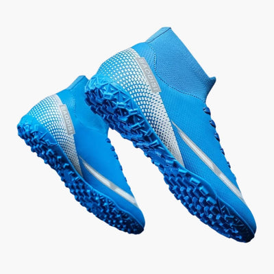 Herren Fußballschuhe mit Schnürung und Stollen Sohle