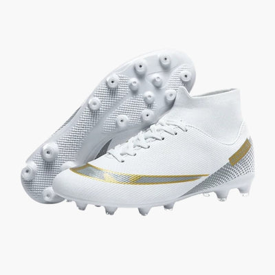 Herren Fußballschuhe mit Schnürung und Stollen Sohle