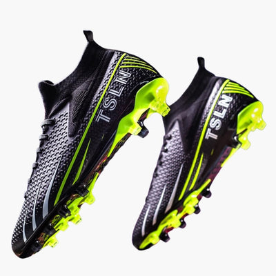 Herren Fußballschuhe mit Schnürung und strukturierter Oberfläche