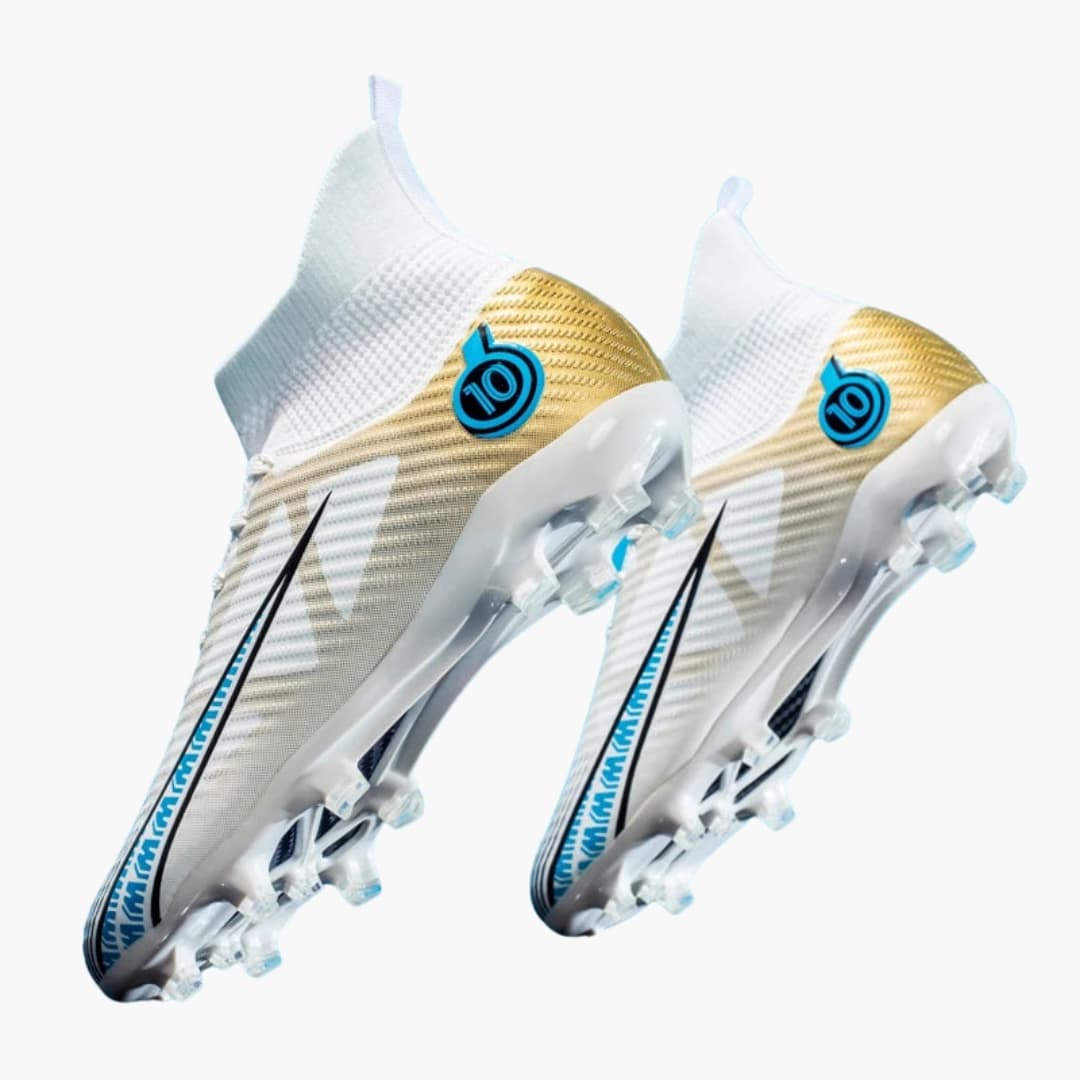 Herren Fußballschuhe mit Struktur-Oberfläche und Schnürung