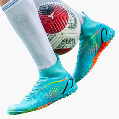 Herren Fußballschuhe mit Struktur Oberfläche und Stollensohle