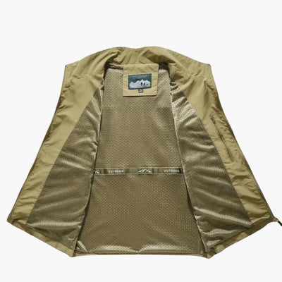 Herren Weste mit Reißverschluss und mehreren Taschen