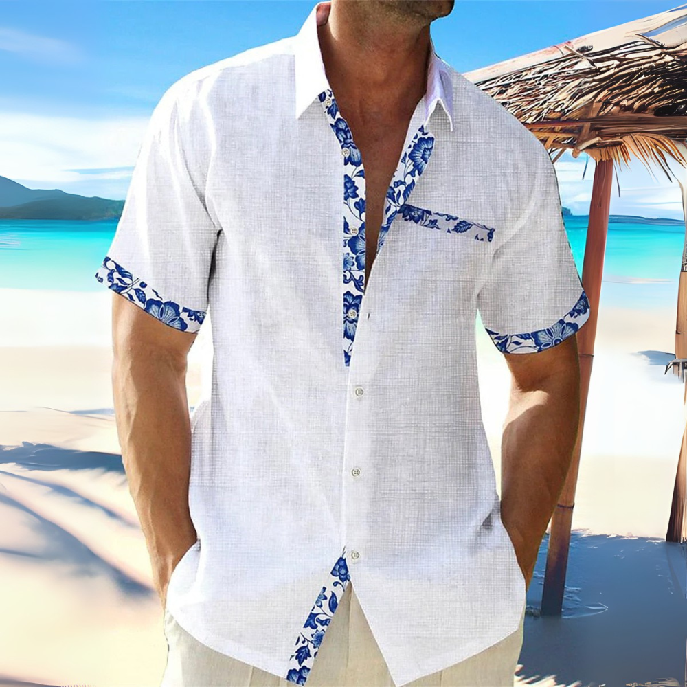 Herren Atmungsaktives Kurzarm Hemd | Sommer Stilvoller Komfort