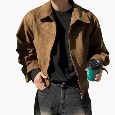 Herrenjacke mit Reißverschluss