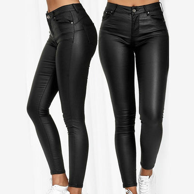 Trendige stretchige Skinny-Hose für Damen