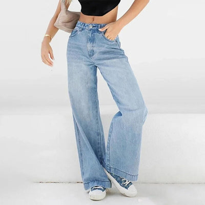 Nadine | Hohe Taille Baggy Jeans