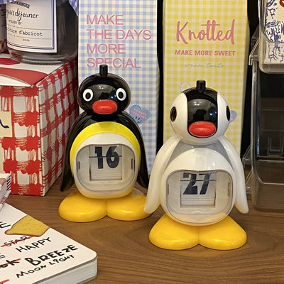 PenguinTidy - Manuelles Flipspielzeug mit süßem Pinguin-Design