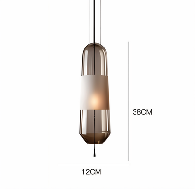 GlowCurve Retro Glaspendelleuchte