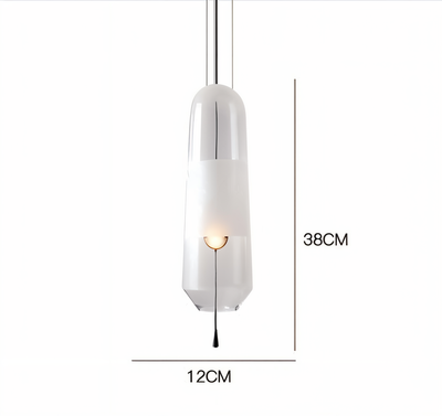 GlowCurve Retro Glaspendelleuchte