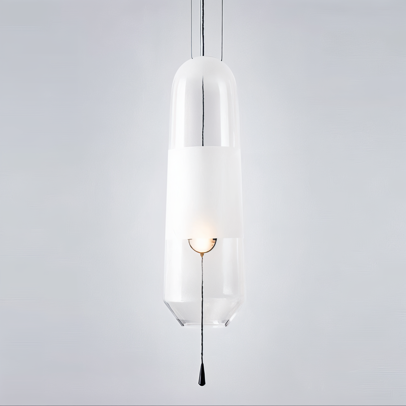 GlowCurve Retro Glaspendelleuchte