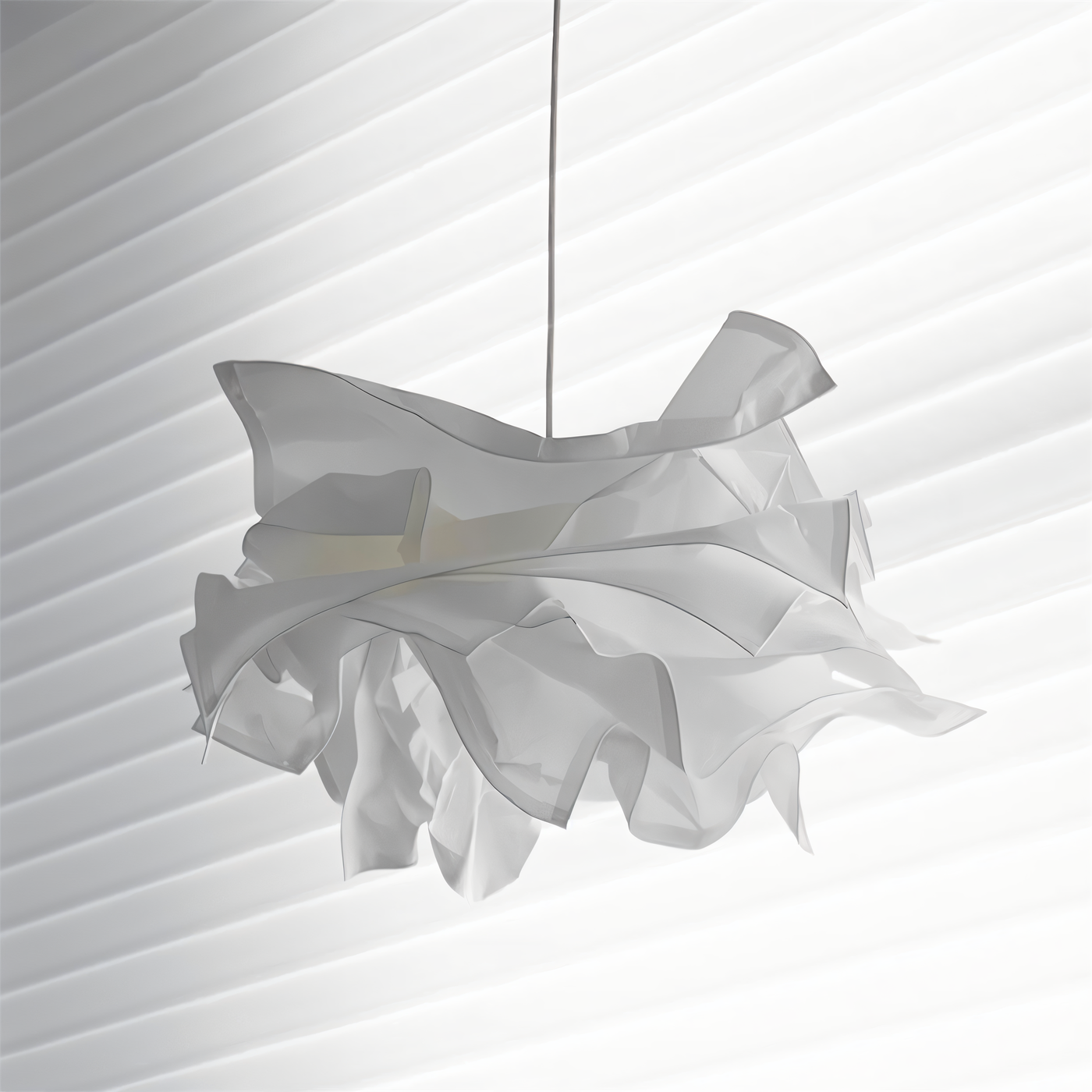 ShadeGlow Anpassbare Pendelleuchte mit skulptiertem Papier-Schirmdesign