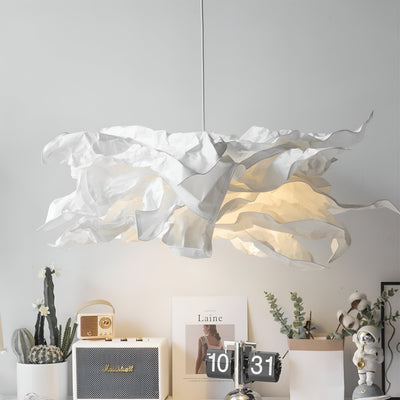ShadeGlow Anpassbare Pendelleuchte mit skulptiertem Papier-Schirmdesign