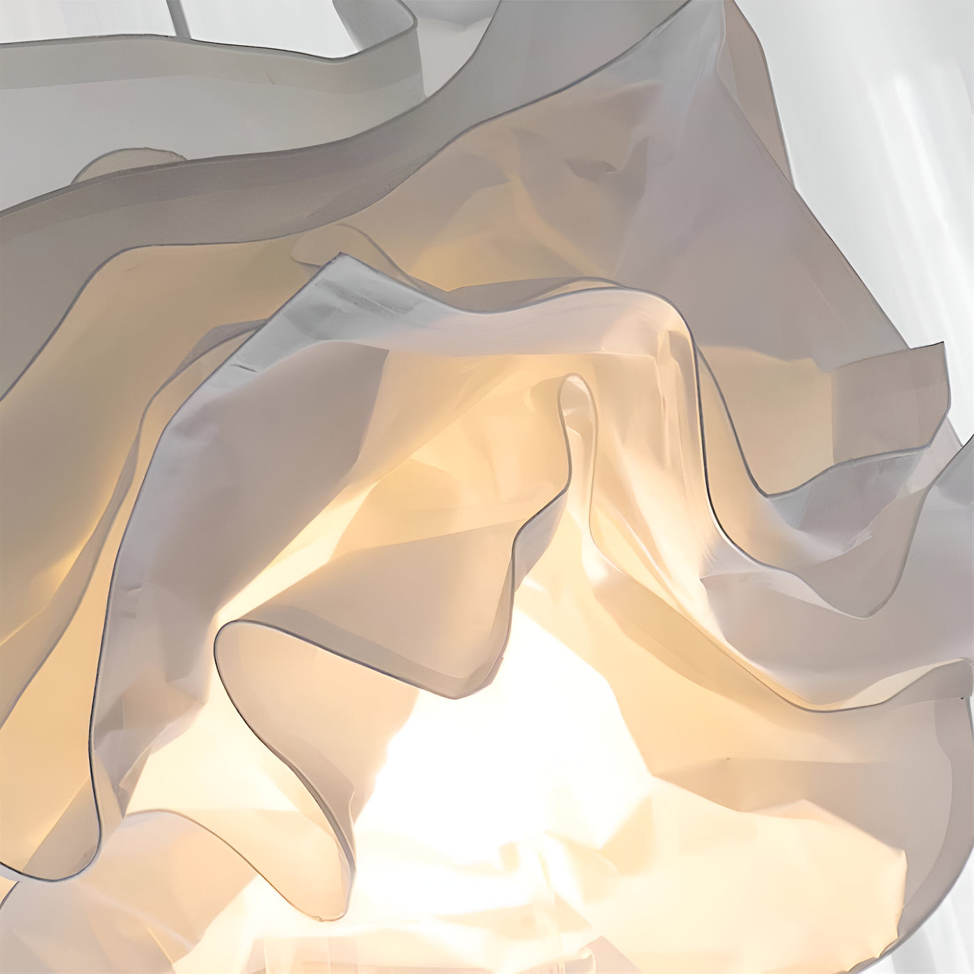 ShadeGlow Anpassbare Pendelleuchte mit skulptiertem Papier-Schirmdesign