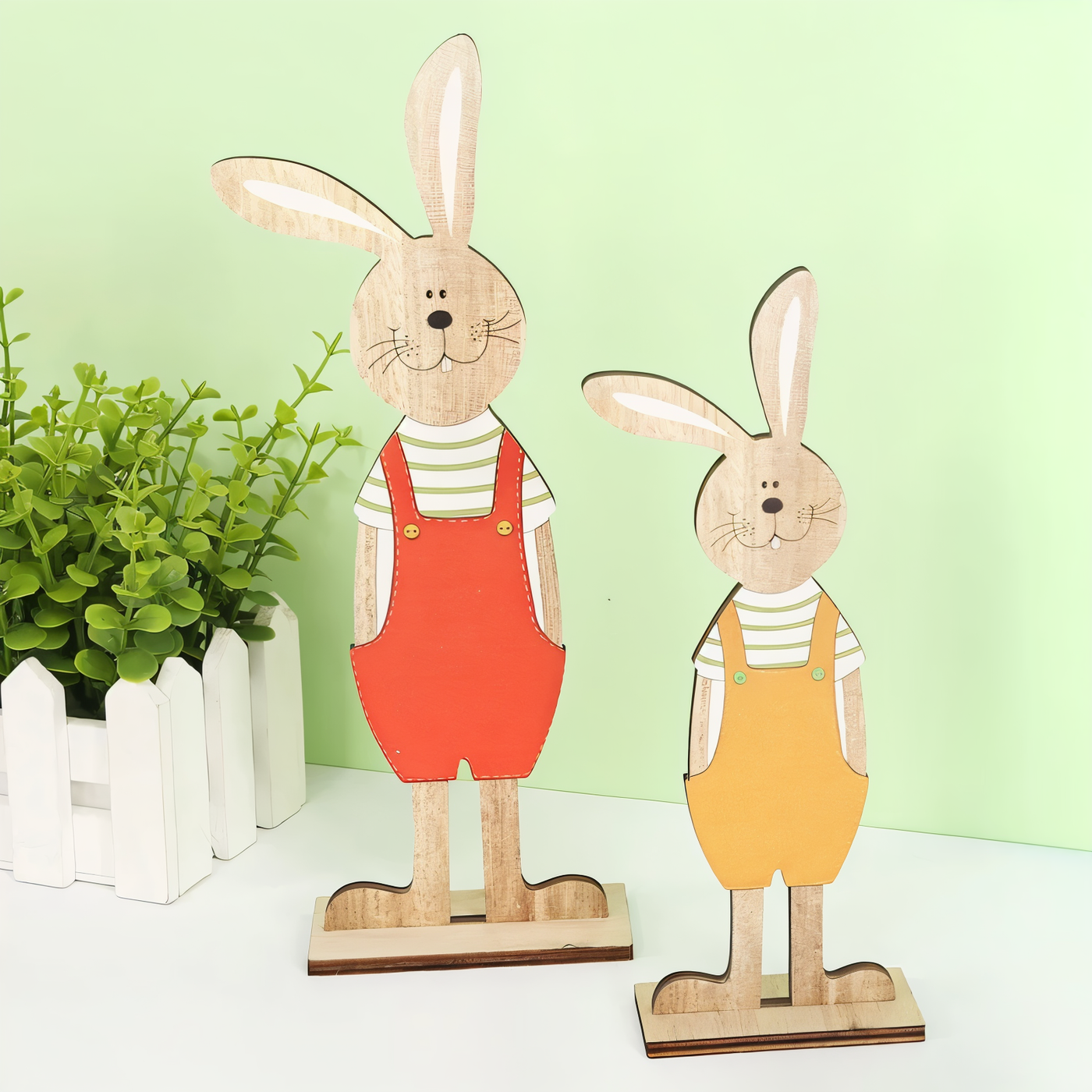 Handgefertigte Kaninchenfiguren